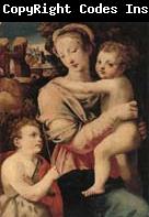 unknow artist The Madonna and child with the infant saint john the baptist